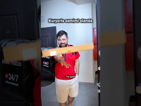 Kuryerlə səmimi olanda #ilkiki #ilkinilkane #tərəfdaşlıq