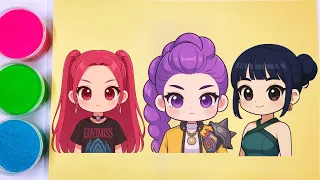 Mira Rumi & Zoey💞Kpop Demon Hunter #trending #cartoon #kpop #kpopdemonhunter #mira #rumi #zoey