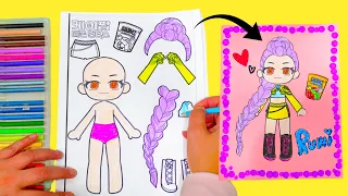 K-Pop Demon Hunters Paper Dolls | DIY Crafts for Kids