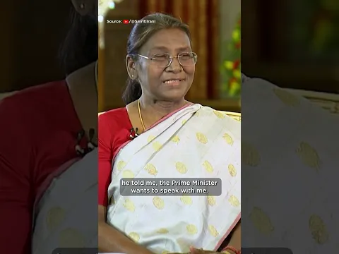 When President Murmu did not know the Prime Minister was calling #shorts #narendramodi #smritiirani
