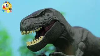 恐竜くんは私たちのお友達❤トイバス（ToyBus) キッズ おもちゃアニメ
