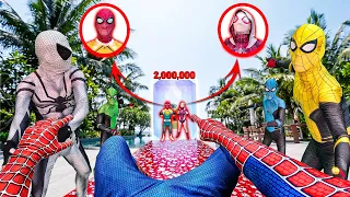 SIÊU ANH HÙNG BÍ ẨN !!! 7 Siêu Nhân Nhện GIẢI CỨU Nhện Đỏ + POV Sinh Tồn