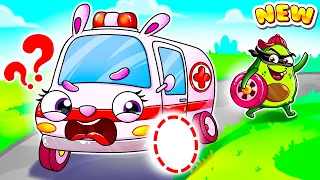 Ambulance Lost Wheel 🚑 Wheels On the Ambulance | Yum Yum Kids Songs