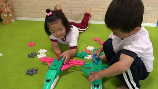 #🚄# ニューブロックはやぶさであそびました！