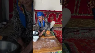 Cooking with Grandma - Pumpkin Fried Buns | Uyghur Village Life