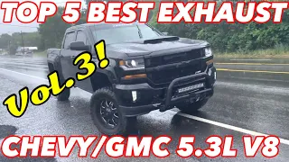 Top 5 BEST EXHAUST Set Ups for Chevy/GMC 5.3L V8 (Vol.3)!