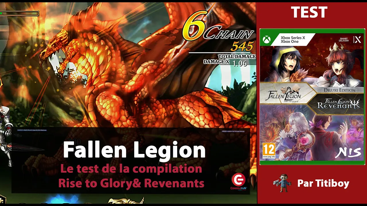 Vido-Test de Fallen Legion Rise to Glory par ConsoleFun