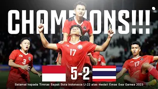 MEDALI EMAS🥇 Jual Beli Serangan Indonesia (5) VS (2) Thailand | SEA GAMES 32 CAMBODIA