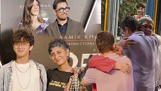 “आमिर खान ने 25 साल बाद लगान इवेंट में दोनों एक्स वाइफ और गर्लफ्रेंड एक साथ नजर आए 