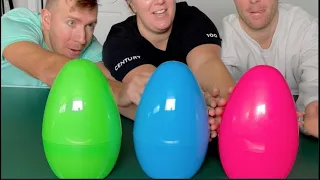 GIANT SURPRISE EGG CHALLENGE Balloon Pop Win $100