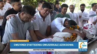 Omuyindi Eyattiddwa Omusirikale Aziikiddwa, Abayindi Bagamba Yattiddwa Mu Bugenderevu