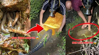 Siang dan malam ngebolang di alam liar dapat ikan toman monster, lele monster dan sarang belut 😱