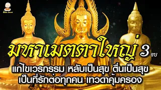 บทสวดมนต์มหาเมตตาใหญ่ 3 จบ แก้ไขเวรกรรม ตื่นเป็นสุข เทวดาคุ้มครอง อานิสงส์มหาศาล (บทสวดพร้อมคำอ่าน)