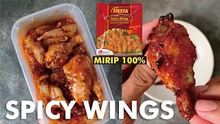 BONGKAR RESEP FIESTA SPICY WINGS MERESAP SAMPE KETULANG!!!