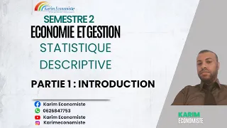 Statistiques descriptive S2 Partie 1 introduction