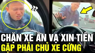 Thanh niên 'CHẶN XE ĂN VẠ' trên cao tốc, gặp phải 'CHỦ XE CỨNG' và cái kết | Tin Nhanh 3 Phút