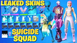 All *NEW* Leaked Skins & Emotes! *SUICIDE SQUAD* (Human Bill, Bloodsport, Ariana Grande)