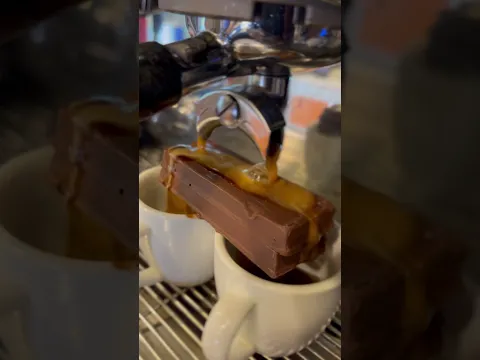 Double chocolate 🍫 +Double shot 😍🍫😋☕️#shorts #short #unstoppable #share #chocolate #espresso ❤️