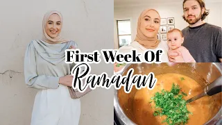 First Week of Ramadan 2021 | Lentil Soup Recipe | Alaina Learns How to Clap | New In Haul