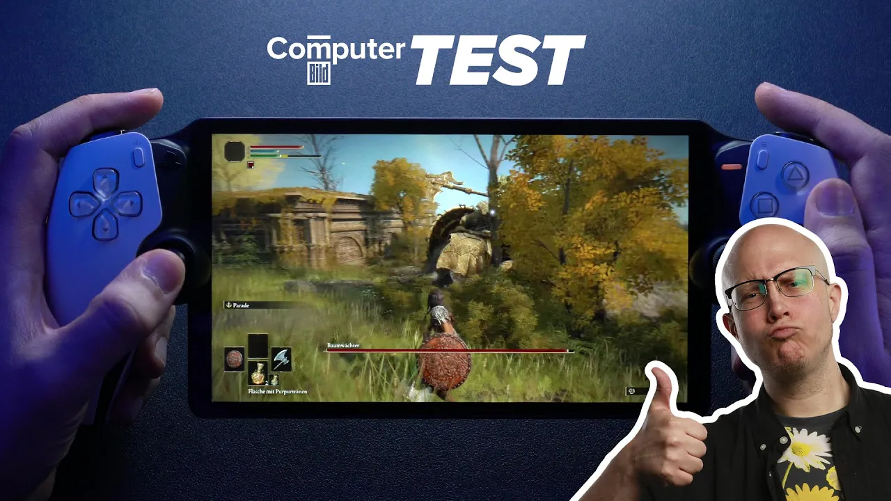 Vido-Test de Sony PlayStation Portal par Computer Bild