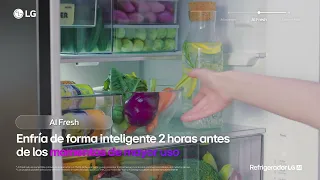 LG Bottom Freezer AI con Fit & Max | AI Inverter y ThinQ App para una refrigeración inteligente