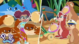 Polly Pocket: Aventuras en Bahía Mágica Ep. 5 | Guerra de playa