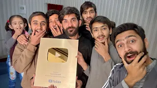 YouTube Golden Play Button Unboxing 🥰 Thank You For 1 Million SUBSCRIBERS