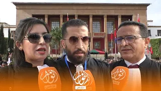 طالبوا برحيل وهبي..المحامون يحتشدون في وقفة احتجاجية أمام البرلمان