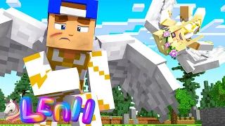 Little Leah's SAD ANGEL LIFE... Minecraft