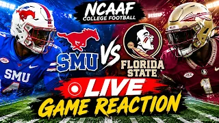 SMU vs Florida State – LIVE Game Reaction | NCAAF College Football
