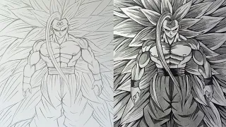 How to Draw Goku super Saiyan infinity[full body] | Dragonball