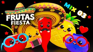 Frutas Fiesta - Frutas Bailarinas Cumbia 🥳🎶 | MIX 03