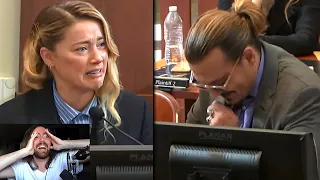 Johnny Depp starts laughing at Amber Heard's SURREAL Testimony