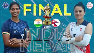 FINAL | India vs Nepal - CAVA Women's Nations League 2024 | भारत विरुद्ध नेपाल - फाइनल