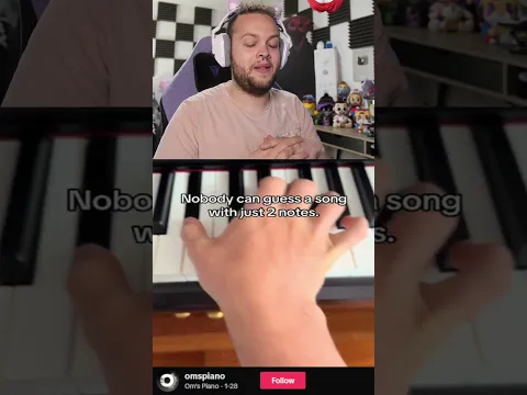 Can you guess this song in 2 notes?