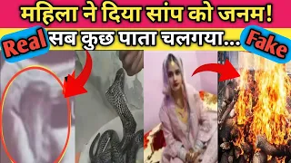 100 % Real Or Fake | महिला ने दिया सांप को जनम | Pet Me Saap News | Manushya Pet Shop | #7