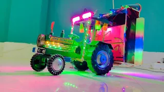 how to make cardboard tractor dj | small dj wala tractor | mini dj tractor loading | Tech Toyz dj