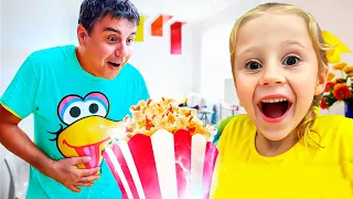 Nastya dan ayah momen lucu untuk anak-anak - Kompilasi video 2022