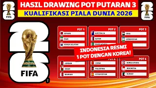 RESMI! INDONESIA 1 POT DENGAN KOREA - Hasil Drawing Pembagian POT Kualifikasi Piala Dunia Putaran 3