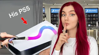 I SECRETLY bought and Customized PS5 for my BF| SHOCK!