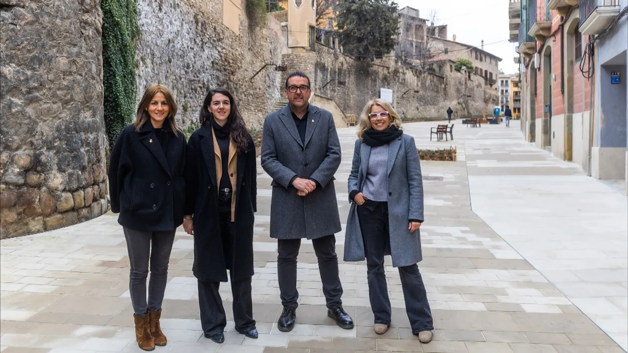 Finalitzen les obres de reurbanització del Portalet de Vic