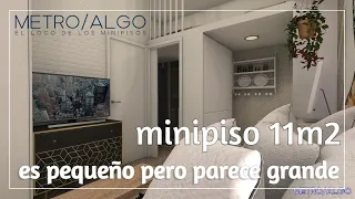 minipiso 11m2 / 118sqft (el minipiso perfecto)