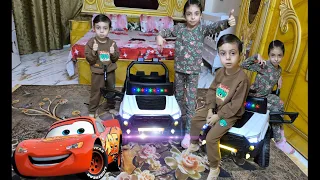 جبت جودي سيارة شحن هدية ب عيد ميلاده❤ 