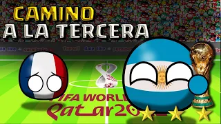 ARGENTINA: ¡El camino a la Tercera Estrella! ⭐⭐⭐ (Resumen 2022) #COUNTRYBALL