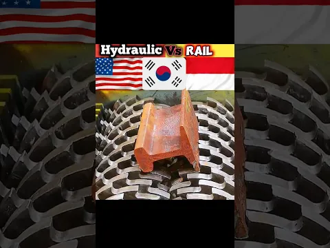 SHREDDER MACHINE VS TRAIN TRACK | Of Different Country
