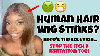 STOP WIG FROM SMELLING LIKE Chemical\ Pee & Stop Wig Itch and Irritation🤢