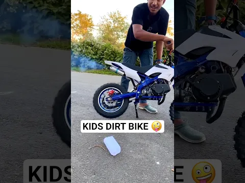 bacho ke mini stunt bike 😁🤪 #shorts #dirtbike #kidsminibike #stuntbike