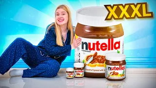 صنعت اكبر nutella بالعالم !!!!مستحيل الحجم
