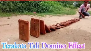 Terakota Tali Domino Effect । Chain reaction terakota tali ।  #Domino_effect