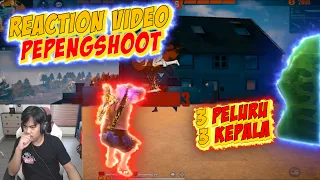 REACTION VIDEO PEPENGSHOOT!! 3 PELURU 3 KEPALA NGERI !!!